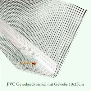 25 m PVC Gewebeeckwinkel 10x15cm Eckschutzschienen WDVS  