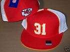 Priest Holmes #31 Kansas City Chiefs fitted hat 7 5/8