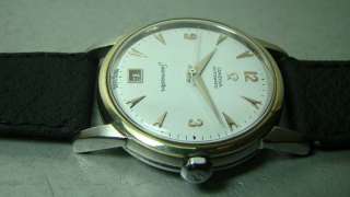 VINTAGE OMEGA SEAMASTER BUMPER AUTOMATIC DATE ON 6 SWISS MENS WATCH W 