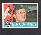 1960 TOPPS Baseball #183 ELI GRBA (TOUGH)NEA​R MINT