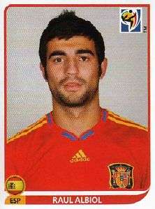 Panini Sammelbilder Fußball WM 2010 Nr. 568 Raul Albiol ESP Spanien 