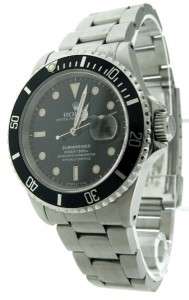 Men Rolex Submariner Oyster Perpetual Automatic Stainless Steel Date 