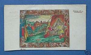 Holzschnitt 1607   MANIERISMUS   Judith & Holofernes  