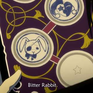 Kuroshitsuji Bitter Rabbit Plush Charm Mascot with Ball Chain  