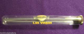 Las Vegas CIGAR HOLDER Shot Glass Hard Rock Cafe 8 Inch  