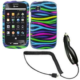 Colorful Hard Snap On Cover Case Protector for ZTE Avail Z990 AT&T w 
