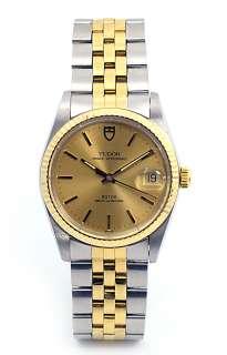 Rolex Tudor Oyster Date Prince Mens Watch QuickSet Rolex 75203 Two 