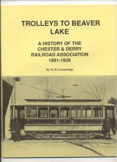 Chester&Derry, NH Railroad Streetcar History 1891 1928  