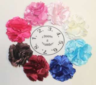 New 2.5 Peony Flower Hair Clip Pick Fabulous Color  