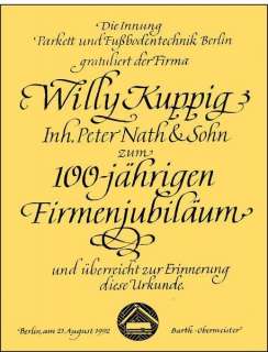 Kalligraphie zur Hochzeit Glückwunsch, Trauspruch, Urkunde in 