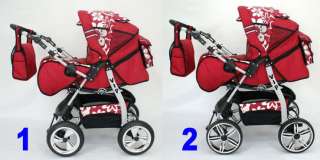 Pram Child Stroller Pushchair +Extras 32 beautifull colours  