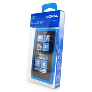  Genuine Original Nokia Lumia 800 Soft Silicone Case Black   CC 1031