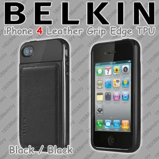 BELKIN Grip Edge TPU Leather Case for iPhone 4 F8Z639  