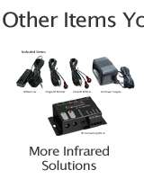 IR Infrared Remote Control Extender Kit 3 Device HIDES Wires and 