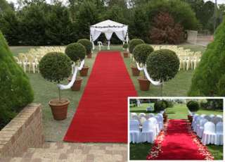 Roter Teppich Hochzeitsteppich 200 cm x 7 m Länge  