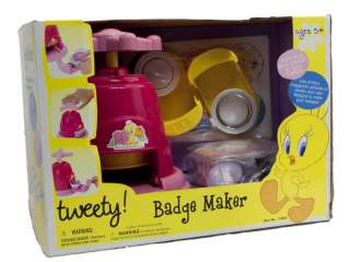   Tweety Badge Maker Machine Fun Arts And Craft Kit 4892401739537  