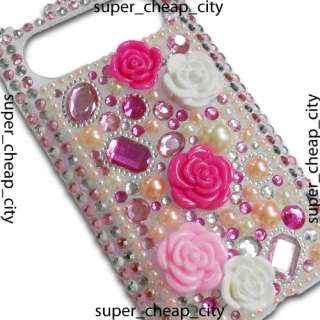 MI8 Bling Crystal Rhinestone Cover Case for HTC HD7 NEW  