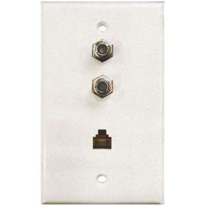  White Wall Plate W/2 F 81