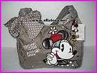 DISNEY BAULETTO MINNIE grigio TRAPUNTATO MANICI MODA GI