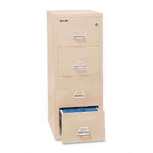  4 Drawer Vertical File, 17 3/4w x 25d, UL Listed 350 