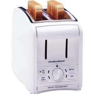  Hamilton Beach SmartToast 2 Slice Toaster White Kitchen 