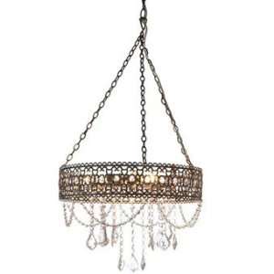  Elegant Greywash Decorative Jewel Hanging Chandelier