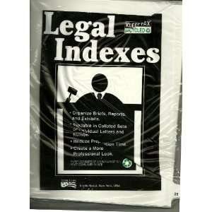  LEGAL INDEXES, KLEER FAX RECYCLED, PAGE 25 ONLY Office 