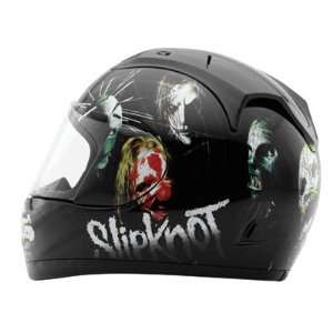  Rockhard Slipknot   The Nine Black Large Full Face Helmet 
