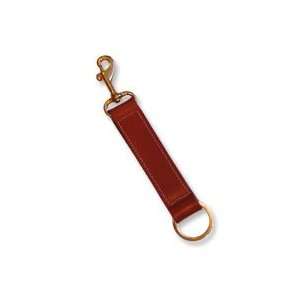  Leather Key Chain with Brass Snap 
