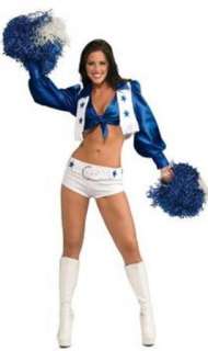 Dallas Cowboy Cheerleader Deluxe Adult Costume Sexiest Cheerleaders 