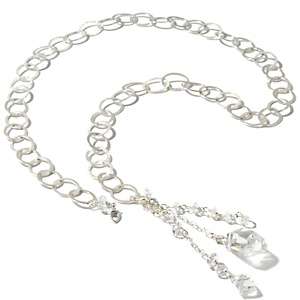 Deb Guyot Designs Large Link Herkimer Quartz 24 Lariat Necklace at 