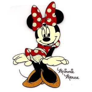  Classic Minnie Mouse in red white polka dot dress & bow 