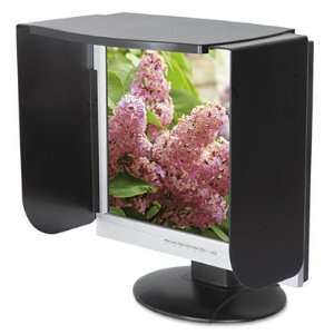   Monitor Visor for 14 17 CRT/LCD Monitor Screens, Black Office
