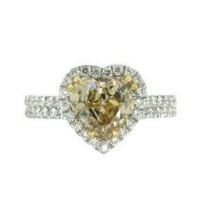    2.44ct Heart Shape Diamond Engagement Anniversary Ring Jewelry