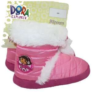  Dora the Explorer Toddler Girl Boots Slippers Size Small 