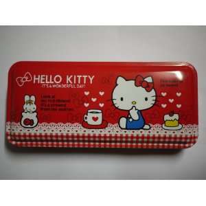  Charming Red Hello Kitty Pencil Box