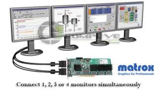   of matrox inc included 2 dual vga cables for 4 monitor applications
