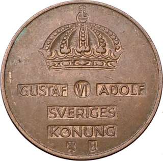 Kingdom of Sweden Gustaf VI Adolf Coin 1964  