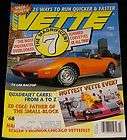 MARCH 1992 VETTE MAGAZINE 74 L48 CONVERTIBLE, PRO MOD ZR 1