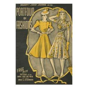   Cover, UK, 1940 Fashion Premium Poster Print, 18x24