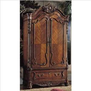    Pulaski Edwardian Antique Wood TV Armoire Furniture & Decor