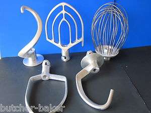 PC SET 20 Quart for Hobart Mixer Wire Whip Dough Hook Beater Pastry 