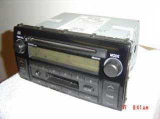 2002 2003 2004 Toyota Camry Radio Tape CD Player LE CE SE 86120 AA040 