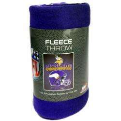 Licensed Minnesota Vikings NFL Football Ultra Soft Fleece Blanket 