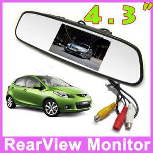 Color Digital TFT LCD Screen Car Rear View Rearview Mirror 