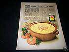 1961 Del Monte Golden Corn Shrimp Cheesebake Recipe Ad