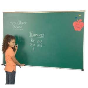   Chalkboard, Aluminum Trim and Tray, 1 maprail, 4H x