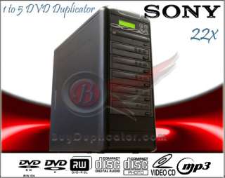 Product Name 1 to 5 Sony 22x Sata Burner CD DVD Duplicator Copier w 