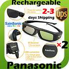 2X SainSonic for Panasonic ST/VT/UT/GT Plasma Series 3D Active Shutter 