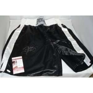   Boxing Trunks Pacman JSA   Autographed Boxing Robes and Trunks Sports